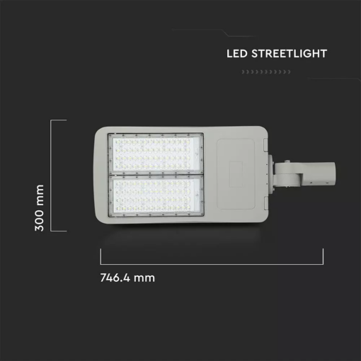 LED φωτιστικό δρόμου, V-TAC PRO Samsung Chip (CLASS II, INVENTRONICS DRIVER), 150W, 4000Κ, Dimmable – 887