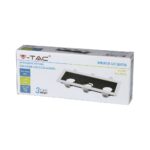 Τριπλή Βάση Σποτ GU10 – MR16 V-TAC Χωνευτή Ρυθμιζόμενη Λευκό+Μαύρο – 8878