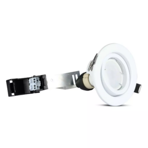 Λάμπα LED Spot GU10 SMD 5W Θερμό λευκό 3000K Λευκό συσκευασία 3 τμχ. V-TAC – 8881