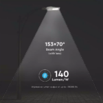 LED φωτιστικό δρόμου, V-TAC PRO Samsung Chip (CLASS II, INVENTRONICS DRIVER), 200W, 4000Κ, Dimmable – 889