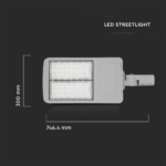 LED φωτιστικό δρόμου, V-TAC PRO Samsung Chip (CLASS II, INVENTRONICS DRIVER), 200W, 4000Κ, Dimmable – 889