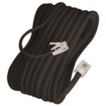ΠΡΟΕΚΤΑΣΗ ΤΗΛΕΦΩΝΟΥ Α.Τ ΜΑΥΡH 3m 6P4C Rj11 EUROLAMP 147-10070