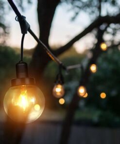 Καλώδιο Γιρλάντα 3m Μαύρο με 6 Ντουί E27 Αδιάβροχο IP65 V-TAC – 8971