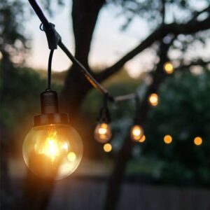 Καλώδιο Γιρλάντα 3m Μαύρο με 6 Ντουί E27 Αδιάβροχο IP65 V-TAC – 8971