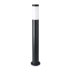 Επιδαπέδιο φωτιστικό κήπου E27 IP44 Stainless + PC με Μαύρο σώμα 80cm V-TAC – 8978