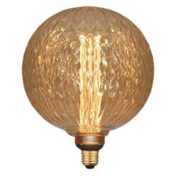 ΛΑΜΠΑ LED ΓΛΟΜΠΟΣ G200 3,5W Ε27 2000K 220-240V GOLD GLASS DIMMABLE EUROLAMP 147-81830
