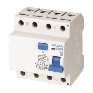 ΡΕΛΕ ΔΙΑΡΡΟΗΣ 4Χ40Α 300mΑ GACIA TYPE AC EUROLAMP – 500-37012