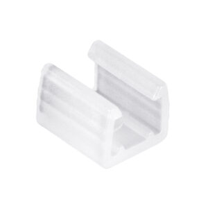 GloboStar® 70528 Πλαστική PVC Βάση Στήριξης για Όλες τις Μονόχρωμες EPISTAR Slim Ταινίες LED Μονής Σειράς DC 230V IP68 – Μ1.5 x Π1.3 x Υ1.1cm