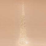 ΚΩΝΟΣ ΦΩΤΙΖΟΜΕΝΟΣ ΙΡΙΔΙΖΩΝ 210cm, 2400 LED, 31V ΜΕΤΑΣΧΗΜΑΤΙΣΤΗ, TIMER, ΑΣΗΜΙ ΧΑΛΚΙΝΟ ΚΑΛΩΔΙΟ, ΘΕΡΜΟ ΛΕΥΚΟ LED, ΠΡΟΕΚΤΑΣΗ ΠΑΡΟΧΗΣ 5m, IP44 EUROLAMP – 600-22485