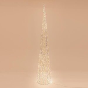 ΚΩΝΟΣ ΦΩΤΙΖΟΜΕΝΟΣ ΙΡΙΔΙΖΩΝ 210cm, 2400 LED, 31V ΜΕΤΑΣΧΗΜΑΤΙΣΤΗ, TIMER, ΑΣΗΜΙ ΧΑΛΚΙΝΟ ΚΑΛΩΔΙΟ, ΘΕΡΜΟ ΛΕΥΚΟ LED, ΠΡΟΕΚΤΑΣΗ ΠΑΡΟΧΗΣ 5m, IP44 EUROLAMP – 600-22485