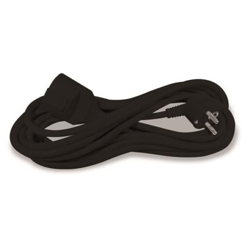 ΠΡΟΕΚΤΑΣΗ ΓΕΡΜΑΝΙΚΩΝ ΠΡΟΔΙΑΓΡΑΦΩΝ 5m 3X1.5mm ΜΕ ΠΡΟΣΤΑΣΙΑ ΕΠΑΦΩΝ ΜΑΥΡΗ EUROLAMP 147-13012