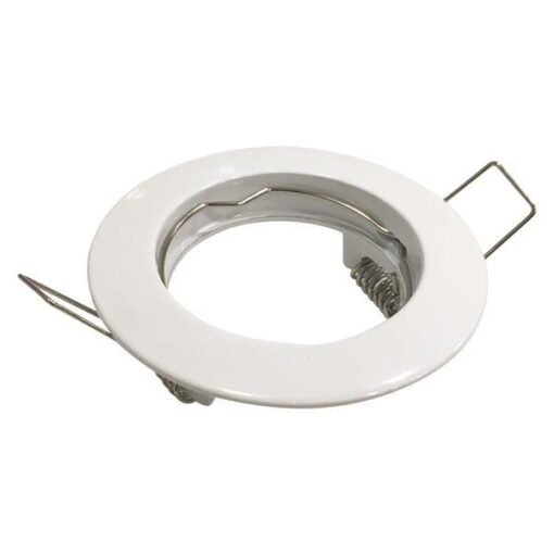 ΣΠΟΤ ΧΩΝΕΥΤΟ ΣΤΑΘΕΡΟ ΑΛΟΥΜΙΝΙΟΥ GU10 ΛΕΥΚΟ EUROLAMP 147-55610