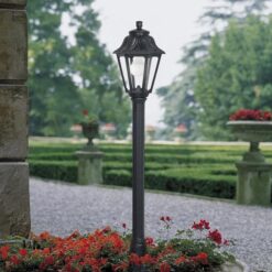 FUMAGALLI ΚΟΛΩΝΑΚΙ ΔΑΠΕΔΟΥ MIZAR ANNA ΜΑΥΡΟ ΕΞΑΓΩΝΟ 220x1100mm Ε27 EUROLAMP – 145-26004