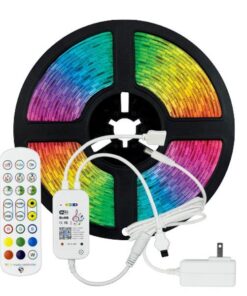 ΤΑΙΝΙΑ LED KIT 5 ΜΕΤΡΩΝ RGB 12V + DRIVER + Wifi CONTROLLER ΜΕ ΜΟΥΣΙΚΗ IP20 – 145-70043