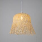 ΦΩΤΙΣΤΙΚΟ ΚΡΕΜΑΣΤΟ ΜΟΝΟΦΩΤΟ Ε27 MAX 60W D400XH430 BAMBOO EUROLAMP – 144-31009