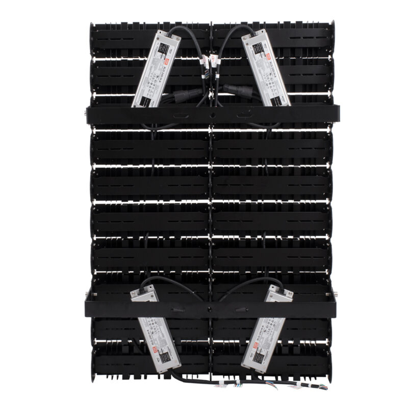 GloboStar® GOLIATH 90105 LED Προβολέας Γηπέδου – Φωτιστικό Tunnel 1000W 160000LM 75°*135° AC 100-277V Αδιάβροχο IP65 Μ62 x Π22 x Υ90cm Ψυχρό Λευκό 5000K – MeanWell Driver & LumiLEDs Chip – 5 Χρόνια Εγγύηση