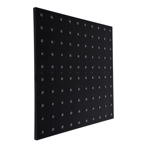 GloboStar® 90117 Digital Pixel Addressable Facade Panel – Ψηφιακό Πάνελ Πρόσοψης Κτιρίων LED SMD 3535 75W/m2 100LED/m2 100PIXEL/m2 SPI/TTL Protocol IC UCS512B 4500lm/m2 120° DC 12V IP67 RGB – Μαύρο Σώμα – Μ100 x Π100 x Υ3cm