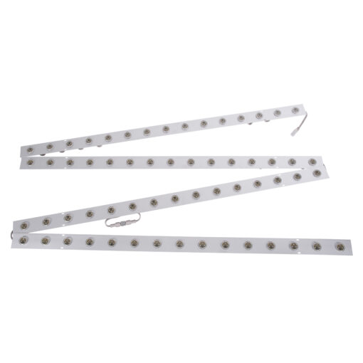 GloboStar® 90119 4 x Digital Pixel Addressable Facade Aluminum Bars – 4 x Ψηφιακές Μπάρες Αλουμινίου Πρόσοψης Κτιρίων LED SMD 3535 45W 60LED 60PIXEL SPI/TTL Protocol IC UCS512B 2700lm 120° DC 12V IP67 RGB – Ασημί Σώμα – Μ400 x Π4.5 x Υ3.6cm – 4 Μπάρες