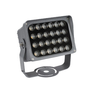 GloboStar® FLOOD-XENA 90127 Προβολέας Wall Washer με Αντιθαμβωτική Γρίλια για Φωτισμό Κτιρίων LED 24W 2520lm 10° AC 220-240V Αδιάβροχο IP65 Μ18 x Π13.5 x Υ18cm Αρχιτεκτονικό Πορτοκαλί 2200K – Γκρι Ανθρακί – 3 Χρόνια Εγγύηση