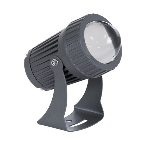 GloboStar® SPOT-FENIA 90135 Σποτ Φωτισμου Wall Washer LED 10W 1100lm 5° DC 24V Αδιάβροχο IP65 Φ7 x Υ12cm Θερμό Λευκό 2700K – Γκρι Ανθρακί – 3 Χρόνια Εγγύηση