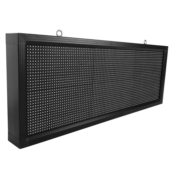 Αδιάβροχη Κυλιόμενη Επιγραφή SMD LED 230V USB & WiFi Μπλε Μονής Όψης 104x40cm GloboStar 90273