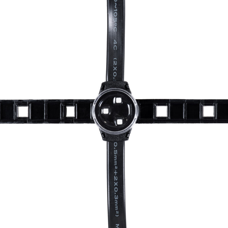 GloboStar® 90141 Digital Pixel Addressable Facade Soft Net Panel – Ψηφιακό Εύκαμπτο Δίχτυ Πάνελ Πρόσοψης Κτιρίων LED SMD 3535 75W/m2 100LED/m2 100PIXEL/m2 SPI/TTL Protocol IC UCS512B 4500lm/m2 120° DC 12V IP67 RGB – Μαύρο Σώμα – Μ100 x Π100 x Υ1.7cm