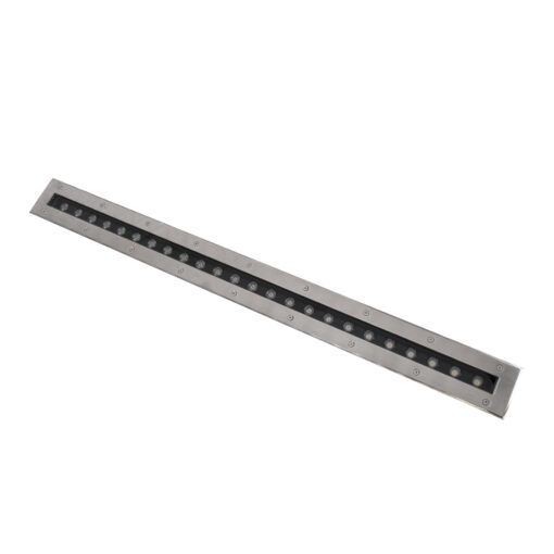GloboStar® UNDERGROUND-REMVI 90194 Χωνευτό Φωτιστικό Wall Washer Δαπέδου LED 24W 2160lm 10° DC 24V Αδιάβροχο IP68 L100 x W9 x H7.2cm Θερμό Λευκό 2700K – Ανοξείδωτο Ατσάλι – 3 Years Warranty