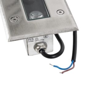 GloboStar® UNDERGROUND-REMVI 90194-B Χωνευτό Φωτιστικό Wall Washer Δαπέδου LED 18W 1440lm 10° DC 24V Αδιάβροχο IP68 L100 x W9 x H7.2cm Μπλε – Ανοξείδωτο Ατσάλι – 3 Years Warranty