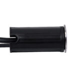 GloboStar® UNDERGROUND-GENA 90199 Χωνευτό Φωτιστικό Σποτ Δαπέδου LED 1W 80lm 5° DC 24V Αδιάβροχο IP68 Φ3 x Υ6cm Μπλε – Ανοξείδωτο Ατσάλι – 3 Years Warranty