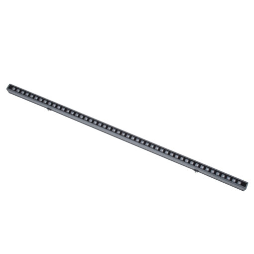 GloboStar® DIGI-BAR 90212 Ψηφιακή Μπάρα Φωτισμού Wall Washer Digital Pixel Facade Tuber Bar LED 12W 720lm 45° DC 24V Αδιάβροχο IP65 L100 x W3.5 x H3.2cm RGB DMX512 – Γκρι Ανθρακί με Pixel Lens Φακούς – 3 Years Warranty