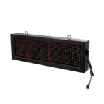 GloboStar® DISPLAY 90266 LED Scrolling Display 64x16cm – Κυλιόμενη Ψηφιακή Πινακίδα / Επιγραφή Μονής Όψης P10 LED SMD AC 220-240V – Λειτουργία μέσω Wi-Fi με Εφαρμογή APP – Αισθήτηρας Θερμοκρασίας και Υγρασίας – Αδιάβροχο IP65 – Μ72 x Π9 x Υ24cm – Κόκκινο – 1 Χρόνο Εγγύηση
