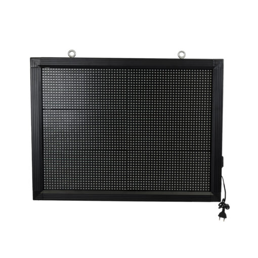 GloboStar® DISPLAY 90287 LED Scrolling Display 64x48cm – Κυλιόμενη Ψηφιακή Πινακίδα / Επιγραφή Μονής Όψης P10 LED SMD AC 220-240V – Λειτουργία μέσω Wi-Fi με Εφαρμογή APP – Αισθήτηρας Θερμοκρασίας και Υγρασίας – Αδιάβροχο IP65 – Μ72 x Π9 x Υ56cm – RGB – 1 Χρόνο Εγγύηση