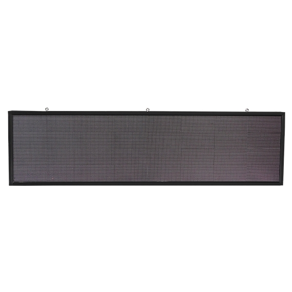 GloboStar® 90293 Κυλιόμενη Ψηφιακή Επιγραφή P10 LED SMD AC 220-240V με Wi-Fi – Αδιάβροχή IP54 – Μονής Όψης – Μ264 x Π9 x Υ72cm Μπλε