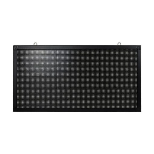 GloboStar® DISPLAY 90298 LED Scrolling Display 96x48cm – Κυλιόμενη Ψηφιακή Πινακίδα / Επιγραφή Διπλής Όψης P10 LED SMD AC 220-240V – Λειτουργία μέσω Wi-Fi με Εφαρμογή APP – Αισθήτηρας Θερμοκρασίας και Υγρασίας – Αδιάβροχο IP65 – Μ102 x Π11 x Υ54.5cm – Κόκκινο – 1 Χρόνο Εγγύηση