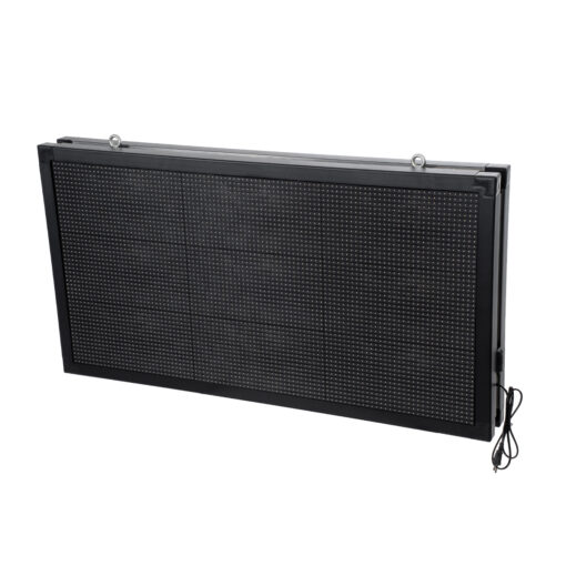 GloboStar® DISPLAY 90299 LED Scrolling Display 96x48cm – Κυλιόμενη Ψηφιακή Πινακίδα / Επιγραφή Διπλής Όψης P10 LED SMD AC 220-240V – Λειτουργία μέσω Wi-Fi με Εφαρμογή APP – Αισθήτηρας Θερμοκρασίας και Υγρασίας – Αδιάβροχο IP65 – Μ102 x Π11 x Υ54.5cm – RGB – 1 Χρόνο Εγγύηση