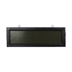 GloboStar® DISPLAY 90306 LED Scrolling Display 64x16cm – Κυλιόμενη Ψηφιακή Πινακίδα / Επιγραφή Μονής Όψης P10 LED SMD AC 220-240V – Λειτουργία μέσω Wi-Fi με Εφαρμογή APP – Αισθήτηρας Θερμοκρασίας και Υγρασίας – Αδιάβροχο IP65 – Μ72 x Π9 x Υ24cm – Ψυχρό Λευκό 6000K – 1 Χρόνο Εγγύηση