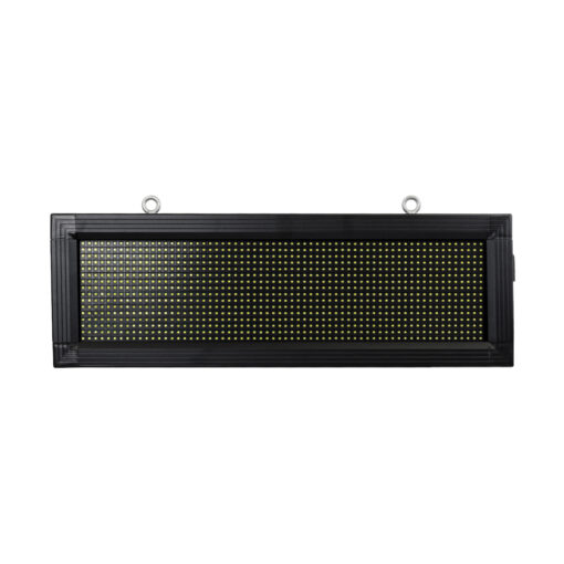 GloboStar® DISPLAY 90306 LED Scrolling Display 64x16cm – Κυλιόμενη Ψηφιακή Πινακίδα / Επιγραφή Μονής Όψης P10 LED SMD AC 220-240V – Λειτουργία μέσω Wi-Fi με Εφαρμογή APP – Αισθήτηρας Θερμοκρασίας και Υγρασίας – Αδιάβροχο IP65 – Μ72 x Π9 x Υ24cm – Ψυχρό Λευκό 6000K – 1 Χρόνο Εγγύηση