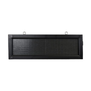 GloboStar® DISPLAY 90307 LED Scrolling Display 64x16cm – Κυλιόμενη Ψηφιακή Πινακίδα / Επιγραφή Μονής Όψης P10 LED SMD AC 220-240V – Λειτουργία μέσω Wi-Fi με Εφαρμογή APP – Αισθήτηρας Θερμοκρασίας και Υγρασίας – Αδιάβροχο IP65 – Μ72 x Π9 x Υ24cm – Πράσινο – 1 Χρόνο Εγγύηση