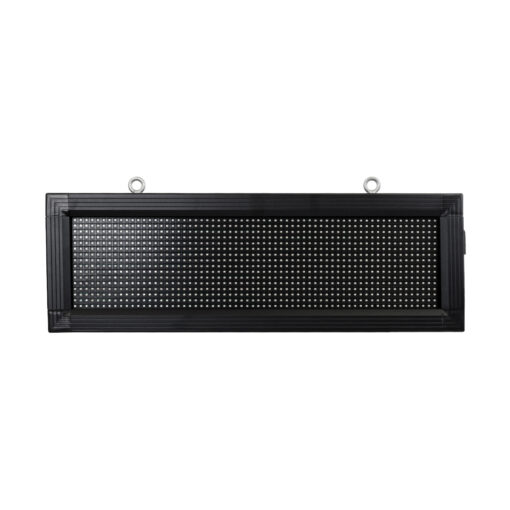 GloboStar® DISPLAY 90308 LED Scrolling Display 64x16cm – Κυλιόμενη Ψηφιακή Πινακίδα / Επιγραφή Μονής Όψης P10 LED SMD AC 220-240V – Λειτουργία μέσω Wi-Fi με Εφαρμογή APP – Αισθήτηρας Θερμοκρασίας και Υγρασίας – Αδιάβροχο IP65 – Μ72 x Π9 x Υ24cm – Μπλε – 1 Χρόνο Εγγύηση