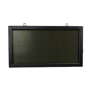 GloboStar® DISPLAY 90326 LED Scrolling Display 64x32cm – Κυλιόμενη Ψηφιακή Πινακίδα / Επιγραφή Μονής Όψης P10 LED SMD AC 220-240V – Λειτουργία μέσω Wi-Fi με Εφαρμογή APP – Αισθήτηρας Θερμοκρασίας και Υγρασίας – Αδιάβροχο IP65 – Μ72 x Π9 x Υ42.5cm – Ψυχρό Λευκό 6000K – 1 Χρόνο Εγγύηση