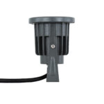 GloboStar® TREELIGHT-TZINA 90351 Σποτ Φωτισμού Ειδικό για Φυτά – Δέντρα με Βάση Κήπου / Καρφωτό LED 3W 270lm 10° DC 24V Αδιάβροχο IP65 L10.5 x W7.5 x H7.5cm Θερμό Λευκό 3000K – Γκρι Ανθρακί – 3 Years Warranty