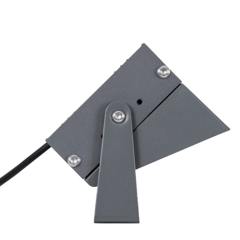 GloboStar® FLOOD-KAMY 90373 Προβολέας Wall Washer με Αντιθαμβωτική Γρίλια για Φωτισμό Κτιρίων LED 30W 2850lm 5° DC 24V Αδιάβροχο IP65 L19.5 x W10.7 x H9.5cm Φυσικό Λευκό 4500K – Γκρι Ανθρακί – 3 Years Warranty