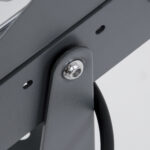 GloboStar® FLOOD-KAMY 90373 Προβολέας Wall Washer με Αντιθαμβωτική Γρίλια για Φωτισμό Κτιρίων LED 30W 2850lm 5° DC 24V Αδιάβροχο IP65 L19.5 x W10.7 x H9.5cm Φυσικό Λευκό 4500K – Γκρι Ανθρακί – 3 Years Warranty