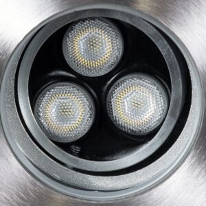 GloboStar® UNDERWATER-LUNTA 90402 Υποβρύχιο Χωνευτό Κινούμενο Φωτιστικό Σποτ Ειδικό για Σιντριβάνια LED 12W 1200lm 60° DC 24V Αδιάβροχο IP68 Φ12 x Υ13cm Ψυχρό Λευκό 6000K – Ανοξείδωτο Ατσάλι – 3 Years Warranty