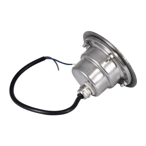 GloboStar® UNDERWATER-GUNE 90404 Υποβρύχιο Χωνευτό Φωτιστικό Σποτ Ειδικό για Σιντριβάνια LED 12W 1080lm 60° DC 24V Αδιάβροχο IP68 Φ10 x Υ7.5cm Θερμό Λευκό 2700K – Ανοξείδωτο Ατσάλι – 3 Years Warranty