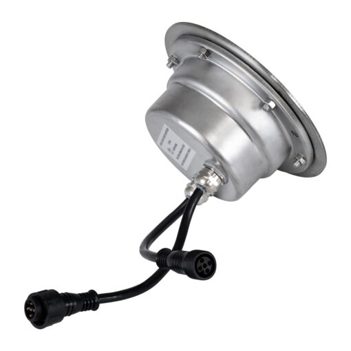 GloboStar® UNDERWATER-YUNI 90419 Υποβρύχιο Χωνευτό Φωτιστικό Σποτ Ειδικό για Σιντριβάνια LED 6W 510lm 30° DC 24V Αδιάβροχο IP68 Φ15 x Υ10cm RGBW DMX512 – Ανοξείδωτο Ατσάλι – 3 Years Warranty