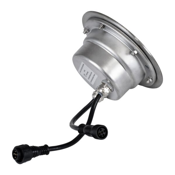 GloboStar® UNDERWATER-YUNI 90419 Υποβρύχιο Χωνευτό Φωτιστικό Σποτ Ειδικό για Σιντριβάνια LED 6W 510lm 30° DC 24V Αδιάβροχο IP68 Φ15 x Υ10cm RGBW DMX512 – Ανοξείδωτο Ατσάλι – 3 Years Warranty