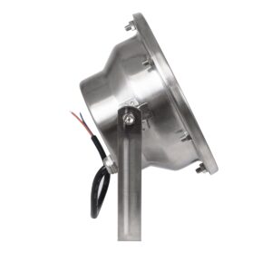 GloboStar® UNDERWATER-DENIS 90429 Υποβρύχιο Επιφανειακό Φωτιστικό Σποτ Ειδικό για Σιντριβάνια – Πισίνες – Τζακούζι LED 12W 1080lm 30° DC 24V Αδιάβροχο IP68 Μ14.5 x Π7 x Υ17cm Θερμό Λευκό 2700K – Ανοξείδωτο Ατσάλι SS304 – 3 Years Warranty