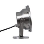 GloboStar® UNDERWATER-DENIS 90431 Υποβρύχιο Επιφανειακό Φωτιστικό Σποτ Ειδικό για Σιντριβάνια – Πισίνες – Τζακούζι LED 12W 1020lm 30° DC 24V Αδιάβροχο IP68 Μ14.5 x Π7 x Υ17cm RGBW DMX512 – Ανοξείδωτο Ατσάλι SS304 – 3 Years Warranty