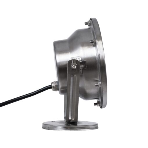 GloboStar® UNDERWATER-DENIS 90431 Υποβρύχιο Επιφανειακό Φωτιστικό Σποτ Ειδικό για Σιντριβάνια – Πισίνες – Τζακούζι LED 12W 1020lm 30° DC 24V Αδιάβροχο IP68 Μ14.5 x Π7 x Υ17cm RGBW DMX512 – Ανοξείδωτο Ατσάλι SS304 – 3 Years Warranty